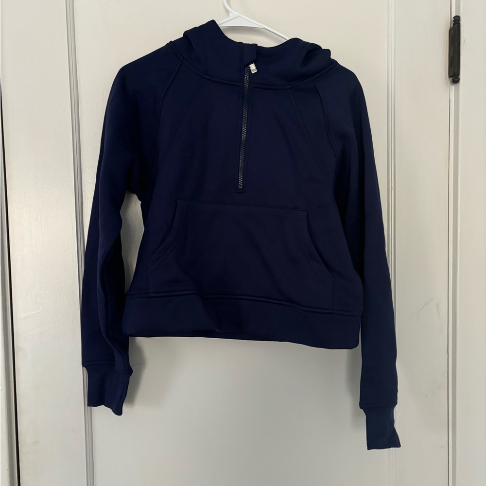 Laslulu Fleece Hoodie Pullover 1/2 Zip